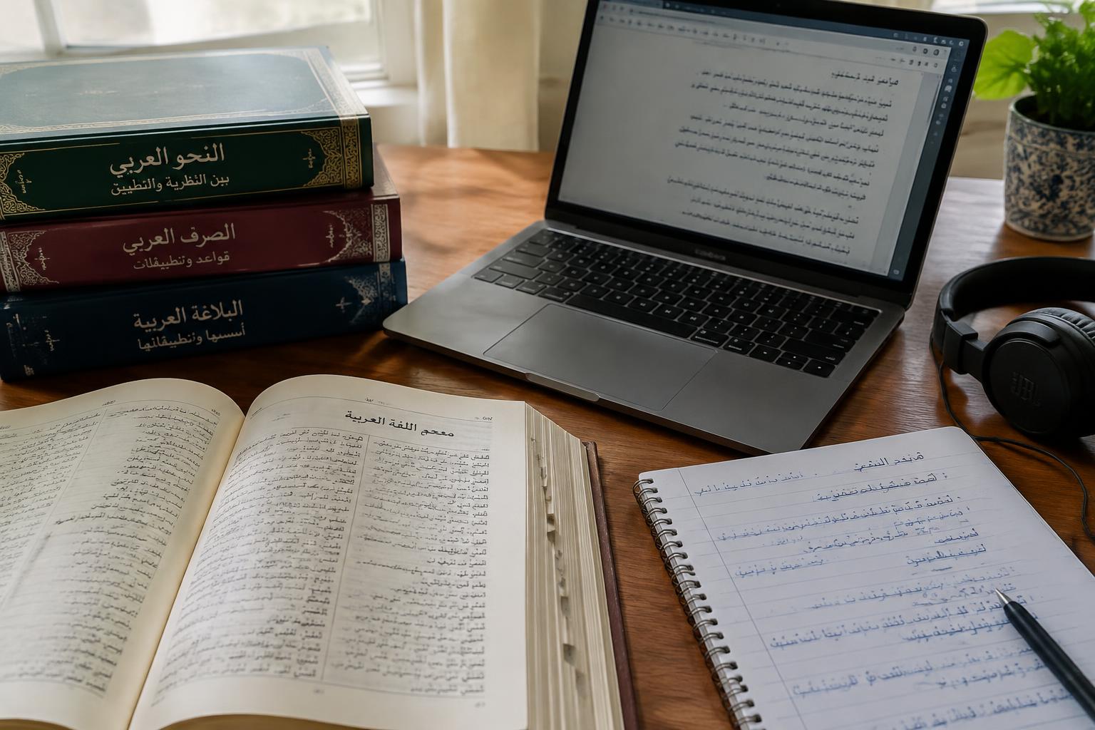 Advanced Arabic Language Course online class illustration