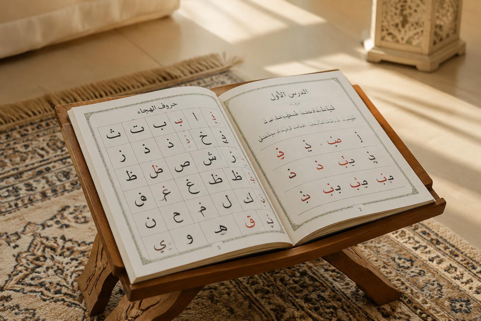 Arabic Qaida class illustration